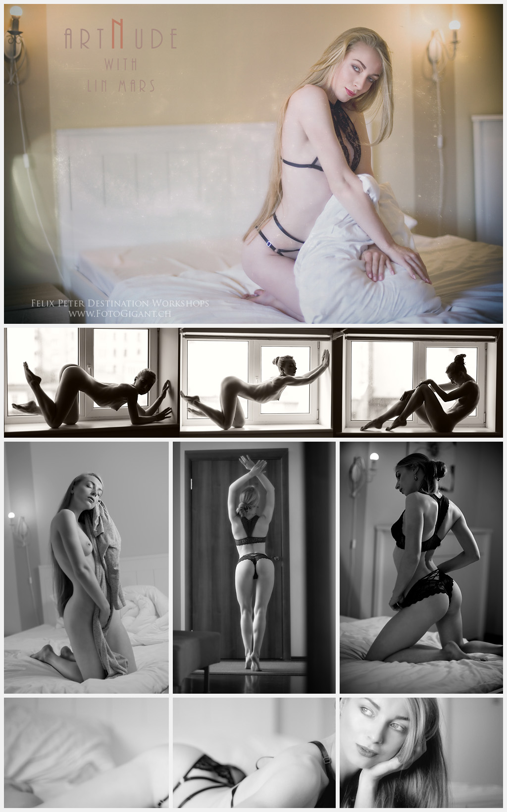 Nackt Anna Nebaskowa zeigt während eines Fotoshootings einige akrobatische Tricks